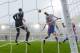 Costa scores his header against Crystal Palace.