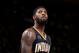 NEW YORK, NY - DECEMBER 20: Paul George #13 of the Indiana Pacers looks on during a game against the New York Knicks on December 20, 2016 at Madison Square Garden in New York City, New York. NOTE TO USER: User expressly acknowledges and agrees that, by d
