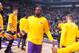 SACRAMENTO, CA - DECEMBER 12: Luol Deng #9 of the Los Angeles Lakers gets introduced into the starting lineup against the Sacramento Kings on December 12, 2016 at Golden 1 Center in Sacramento, California. NOTE TO USER: User expressly acknowledges and agr