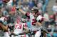 CHARLOTTE, NC - DECEMBER 24: Matt Ryan #2 of the Atlanta Falcons throws a pass against the Carolina Panthers in the 1st quarter during their game at Bank of America Stadium on December 24, 2016 in Charlotte, North Carolina. (Photo by Streeter Lecka/Get