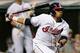 Carlos Santana debuted with an .868 OPS in 46 games.
