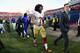 LOS ANGELES, CA - DECEMBER 24: Colin Kaepernick #7 of the San Francisco 49ers walks off the field after defeating the Los Angeles Rams 22-21 at Los Angeles Memorial Coliseum on December 24, 2016 in Los Angeles, California. (Photo by Harry How/Getty Imag