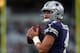 ARLINGTON, TX - NOVEMBER 24: Dak Prescott #4 of the Dallas Cowboys warms up on the field prior to the game against the Washington Redskins at AT&T Stadium on November 24, 2016 in Arlington, Texas. (Photo by Tom Pennington/Getty Images)