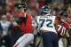 Ryan connected on 26 of 37 pass attempts and three touchdown passes in Atlanta's 36-20 win over Seattle on Saturday.