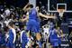 CINCINNATI, OH - JANUARY 16: Justin Patton #23 and Martin Krampelj #15 of the Creighton Blue Jays celebrate after the 72-67 win over the Xavier Musketeers at Cintas Center on January 16, 2017 in Cincinnati, Ohio. (Photo by Andy Lyons/Getty Images)