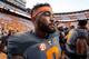 KNOXVILLE, TN - SEPTEMBER 24: Derek Barnett #9 of the Tennessee Volunteers looks on against the Florida Gators during the game at Neyland Stadium on September 24, 2016 in Knoxville, Tennessee. Tennessee defeated Florida 38-28. (Photo by Joe Robbins/Getty