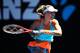MELBOURNE, AUSTRALIA - JANUARY 20: Angelique Kerber of Germany plays a forehand in her third round match against Kristyna Pliskova of the Czech Republic on day five of the 2017 Australian Open at Melbourne Park on January 20, 2017 in Melbourne, Australia