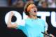 MELBOURNE, AUSTRALIA - JANUARY 21: Alexander Zverev of Germany celebrates winning the third set in his third round match against Rafael Nadal of Spain on day six of the 2017 Australian Open at Melbourne Park on January 21, 2017 in Melbourne, Australia.