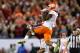TAMPA, FL - JANUARY 09: Wide receiver Mike Williams #7 of the Clemson Tigers makes a reception against defensive back Anthony Averett #28 of the Alabama Crimson Tide during the fourth quarter of the 2017 College Football Playoff National Championship Gam