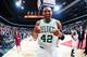 ATLANTA, GA - JANUARY 13: Al Horford #42 of the Boston Celtics celebrates a win after the game against the Atlanta Hawks on January 13, 2017 at Philips Arena in Atlanta, Georgia. NOTE TO USER: User expressly acknowledges and agrees that, by downloading
