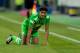 DUESSELDORF, GERMANY - JANUARY 14: Mahmoud Dahoud of Borussia Moenchengladbach on the ground during the Telekom Cup 2017 at Esprit-Arena on January 14, 2017 in Duesseldorf, Germany. (Photo by TF-Images/Getty Images)