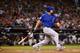 PHOENIX, AZ - APRIL 07: Kyle Schwarber #12 of the Chicago Cubs bats against the Arizona Diamondbacks during the MLB game at Chase Field on April 7, 2016 in Phoenix, Arizona. (Photo by Christian Petersen/Getty Images)
