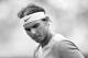 PARIS, FRANCE - MAY 26: (EDITOR'S NOTE: This image was converted to black and white) Rafael Nadal of Spain reacts during his men's single second round match against Facundo Bagnis of Argentina on day five of the 2016 French Open at Roland Garros on May 26