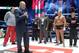 Vladimir Putin addresses the crowd after Fedor's win over Jeff Monson in 2011.