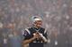 FOXBORO, MA - JANUARY 22: Tom Brady #12 of the New England Patriots looks to pass the ball against the Pittsburgh Steelers in the AFC Championship Game at Gillette Stadium on January 22, 2017 in Foxboro, Massachusetts. (Photo by Jim Rogash/Getty Images)