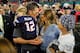 HOUSTON, TX - FEBRUARY 05: Tom Brady #12 of the New England Patriots celebrates with wife Gisele Bundchen and daughter Vivian Brady after defeating the Atlanta Falcons during Super Bowl 51 at NRG Stadium on February 5, 2017 in Houston, Texas. The Patriot