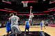 SAN ANTONIO, TX - JANUARY 29: Davis Bertans #42 of the San Antonio Spurs ;stb ;against the Dallas Mavericks on January 29, 2017 at the AT&T Center in San Antonio, Texas. NOTE TO USER: User expressly acknowledges and agrees that, by downloading and or usin