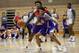 ISLA VISTA, CA - SEPTEMBER 30: Nick Young #0 and Brandon Ingram #14 of the Los Angeles Lakers practice at Robertson Gymnasium on the campus of University of California Santa Barbra on September 30, 2016 in El Segundo, California. NOTE TO USER: User expre