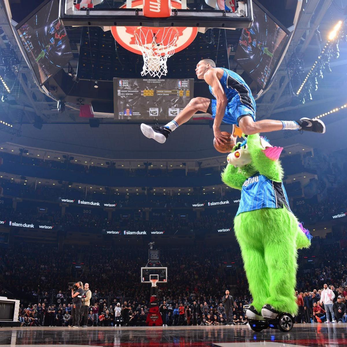 Aaron Gordon Is the Picasso of the Slam Dunk Contest News, Scores