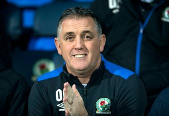 BLACKBURN, ENGLAND - FEBRUARY 1: Owen Coyle manager of Blackburn Rovers looks on during the Sky Bet Championship match between Blackburn Rovers and Leeds United at Ewood Park on February 1, 2017 in Blackburn, England (Photo by Nathan Stirk/Getty Images)