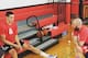 Aaron Gordon working with mental conditioning coach Graham Betchart.