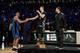 Aaron Gordon of the Orlando Magic congratulates Zach LaVine of the Minnesota Timberwolves for winning the Verizon Slam Dunk Contest as part of 2016 NBA All-Star Weekend on February 13, 2016 at the Air Canada Centre in Toronto.