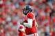 OXFORD, MS - NOVEMBER 05: Chad Kelly #10 of the Mississippi Rebels reacts during a game against the Georgia Southern Eagles at Vaught-Hemingway Stadium on November 5, 2016 in Oxford, Mississippi. (Photo by Jonathan Bachman/Getty Images)