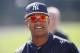 Feb 20, 2017; Tampa, FL, USA; New York Yankees second baseman Starlin Castro (14) leaves the practice field during MLB spring training workouts at George M. Steinbrenner Field. Mandatory Credit: Reinhold Matay-USA TODAY Sports