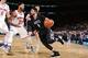 NEW YORK, NY - DECEMBER 2: Ricky Rubio #9 of the Minnesota Timberwolves drives to the basket during a game against the New York Knicks on December 2, 2016 at Madison Square Garden in New York City, New York. NOTE TO USER: User expressly acknowledges and
