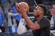 SACRAMENTO, CA - FEBRUARY 23: Buddy Hield #24 of the Sacramento Kings warms up before a game against the Denver Nuggets on February 23, 2017 at Golden 1 Center in Sacramento, California. NOTE TO USER: User expressly acknowledges and agrees that, by downl