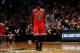 Jimmy Butler of the Chicago Bulls during a game against the Denver Nuggets on November 22, 2016, at the Pepsi Center in Denver, Colorado.