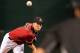 PHOENIX, AZ - SEPTEMBER 11: Starting pitcher Zack Greinke #21 of the Arizona Diamondbacks warms up in the first inning of the MLB game against the San Francisco Giants at Chase Field on September 11, 2016 in Phoenix, Arizona. The San Francisco Giants defe