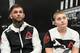 Cody Garbrandt and Maddux Maple backstage during the UFC 207 event at T-Mobile Arena on December 30, 2016, in Las Vegas.