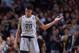 WINSTON-SALEM, NC - MARCH 01: John Collins #20 of the Wake Forest Demon Deacons gestures to the crowd during the final seconds of a win against the Louisville Cardinals at the LJVM Coliseum Complex on March 1, 2017 in Winston-Salem, North Carolina. Wake
