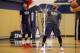 NEW ORLEANS, LA - FEBRUARY 22: DeMarcus Cousins #0 and Anthony Davis #23 of the New Orleans Pelicans work out together during practice on February 22, 2017 at the New Orleans Pelicans practice facility in Metairie, Louisiana. NOTE TO USER: User expressly