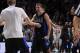 Kennard reacts following his game-winning three-point shot with 6.6 seconds remaining in the game against the Wake Forest on January 28, 2017, in Winston-Salem, North Carolina.