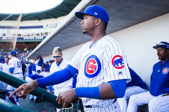 Eloy Jimenez speaks at International Prospect Showcase