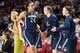 COLLEGE PARK, MD - DECEMBER 29: Napheesa Collier #24 of the Connecticut Huskies comes out of the game during a women's college basketball game against the Maryland Terrapins at the XFinity Center on December 29, 2016 in College Park, Maryland. The Huski