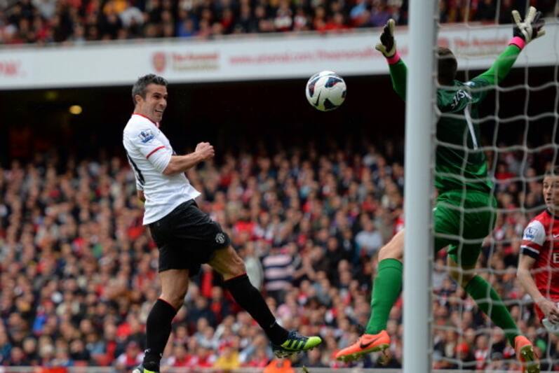 Van Persie traded United for Arsenal in 2012.