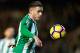 SEVILLE, SPAIN - MARCH 03: Arnaldo Antonio Sanabria of Real Betis Balompie in action during La Liga match between Real Betis Balompie and Real Sociedad de Futbol at Benito Villamarin Stadium on March 03, 2017 in Seville, Spain. (Photo by Aitor Alcalde C