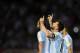 Argentina's Lionel Messi celebrates after scoring against Chile during their 2018 FIFA World Cup qualifier football match at the Monumental stadium in Buenos Aires, Argentina, on March 23, 2017. / AFP PHOTO / EITAN ABRAMOVICH (Photo credit should r