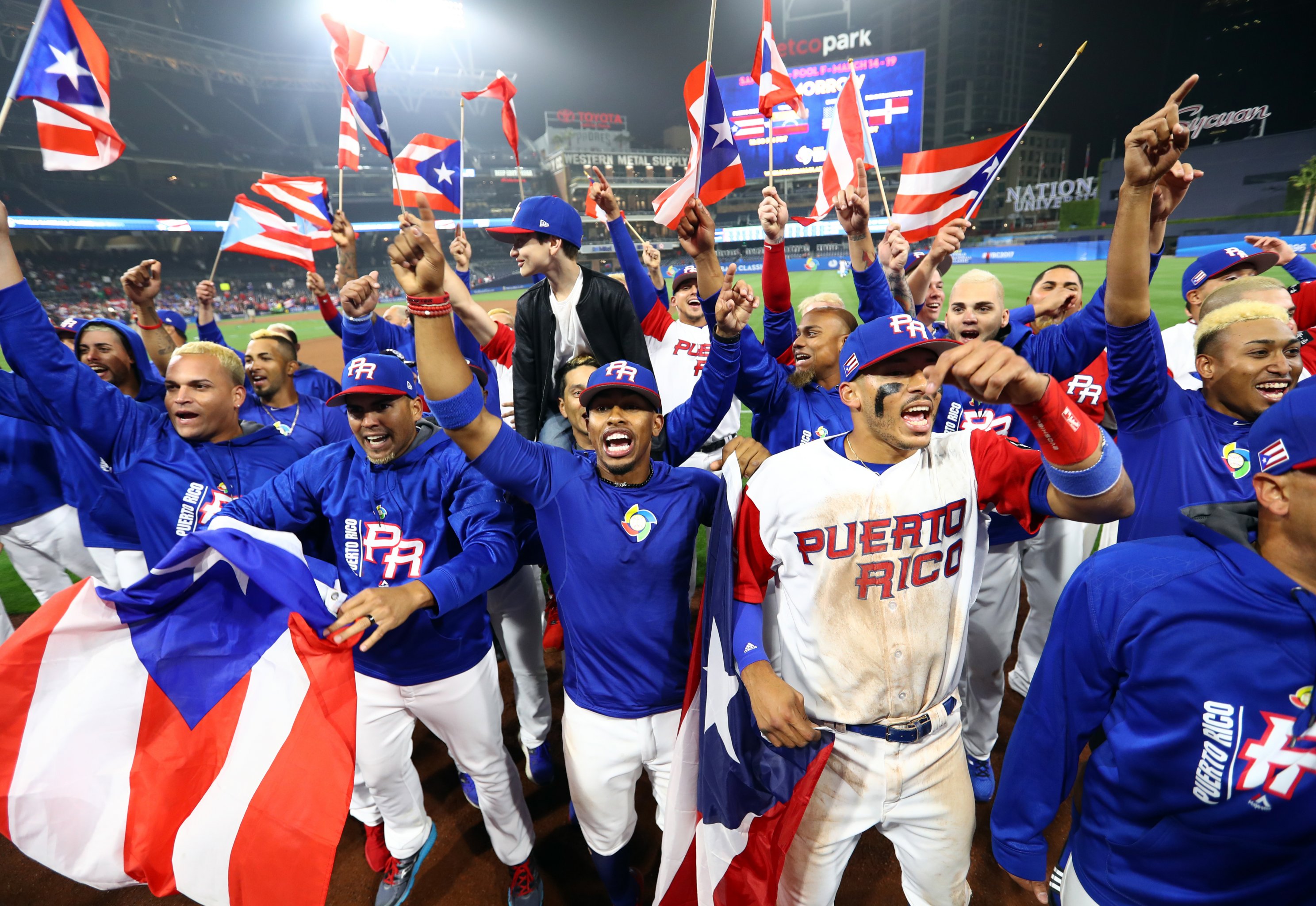 Francisco Lindor Puerto Rico 2023 World Baseball Classic Alternate Uni FOCO