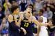 Michigan's D.J. Wilson, left, and Moritz Wagner, right, earned added NBA draft buzz after brilliant NCAA tournament performances.