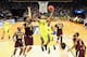 SACRAMENTO, CA - MARCH 17: Tyler Dorsey #5 of the Oregon Ducks drives to the basket against E.J. Crawford #2 of the Iona Gaels in the first half during the first round of the 2017 NCAA Men's Basketball Tournament at Golden 1 Center on March 17, 2017 in S