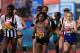 LONDON, ENGLAND - APRIL 24: Tigist Tufa of Ethiopia starts alongside Charlotte Purdue of Great Britain during the Virgin Money London Marathon on April 24, 2016 in London, England. (Photo by Stephen Pond/Getty Images)