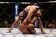 Weidman hammers a grounded Anderson Silva at UFC 168.