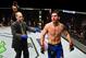 BUFFALO, NY - APRIL 08: Chris Weidman is looked at by the doctor during the fight with Gegard Mousasi of the Netherlands in their middleweight bout during the UFC 210 event at KeyBank Center on April 8, 2017 in Buffalo, New York. (Photo by Josh Hedges/Z
