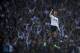 Tottenham Hotspur's English midfielder Dele Alli celebrates scoring his team's first goal during the English Premier League football match between Tottenham Hotspur and Watford at White Hart Lane in London, on April 8, 2017. / AFP PHOTO / Justin TALLIS /