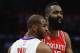 James Harden got no love from the fans during Sunday's game against the Clippers.