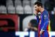 Barcelona's Argentinian forward Lionel Messi reacts during the UEFA Champions League quarter final first leg football match Juventus vs Barcelona, on April 11, 2017 at the Juventus stadium in Turin. / AFP PHOTO / Marco BERTORELLO (Photo credit sho
